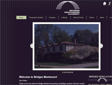 Tablet Screenshot of bridgesmontessori.org